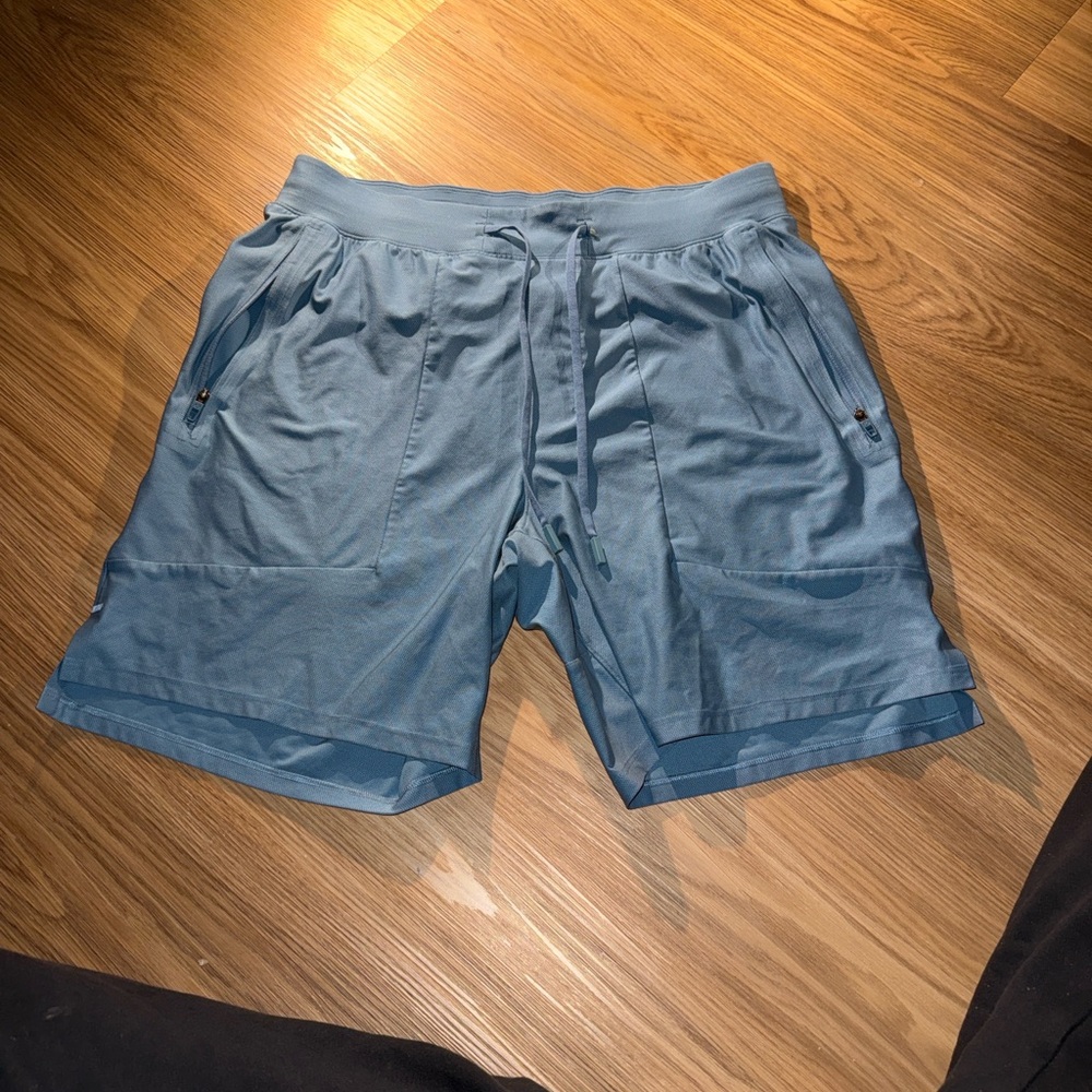 Men's Blue Athletic Shorts